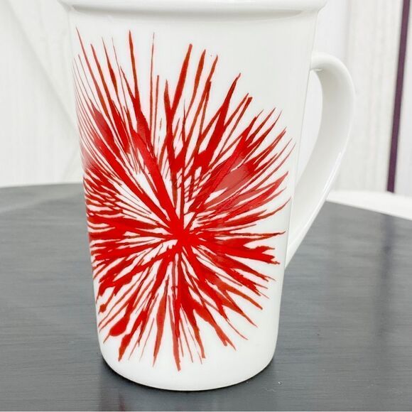 Starbucks Starburst 2014 Holiday Mug White Red 12OZ - Picture 7 of 10